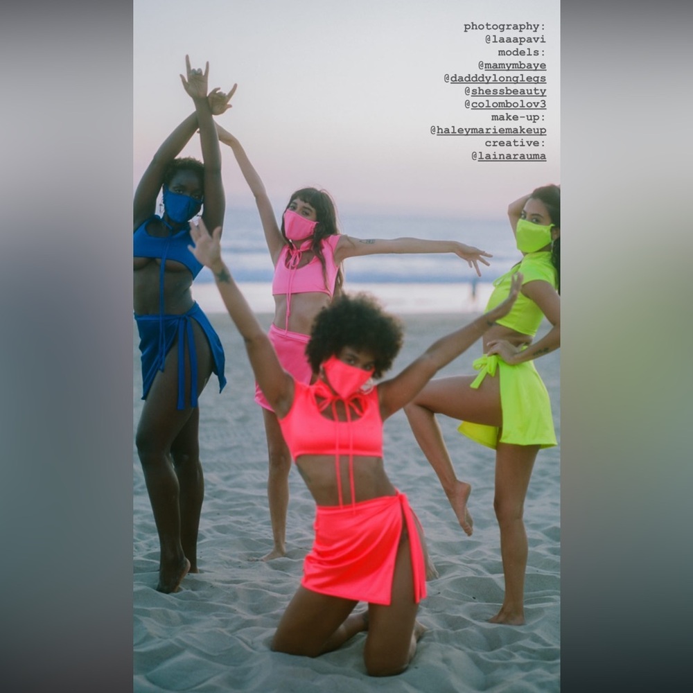 CLUBBED Laina Rauma royal blue 3 piece set size small